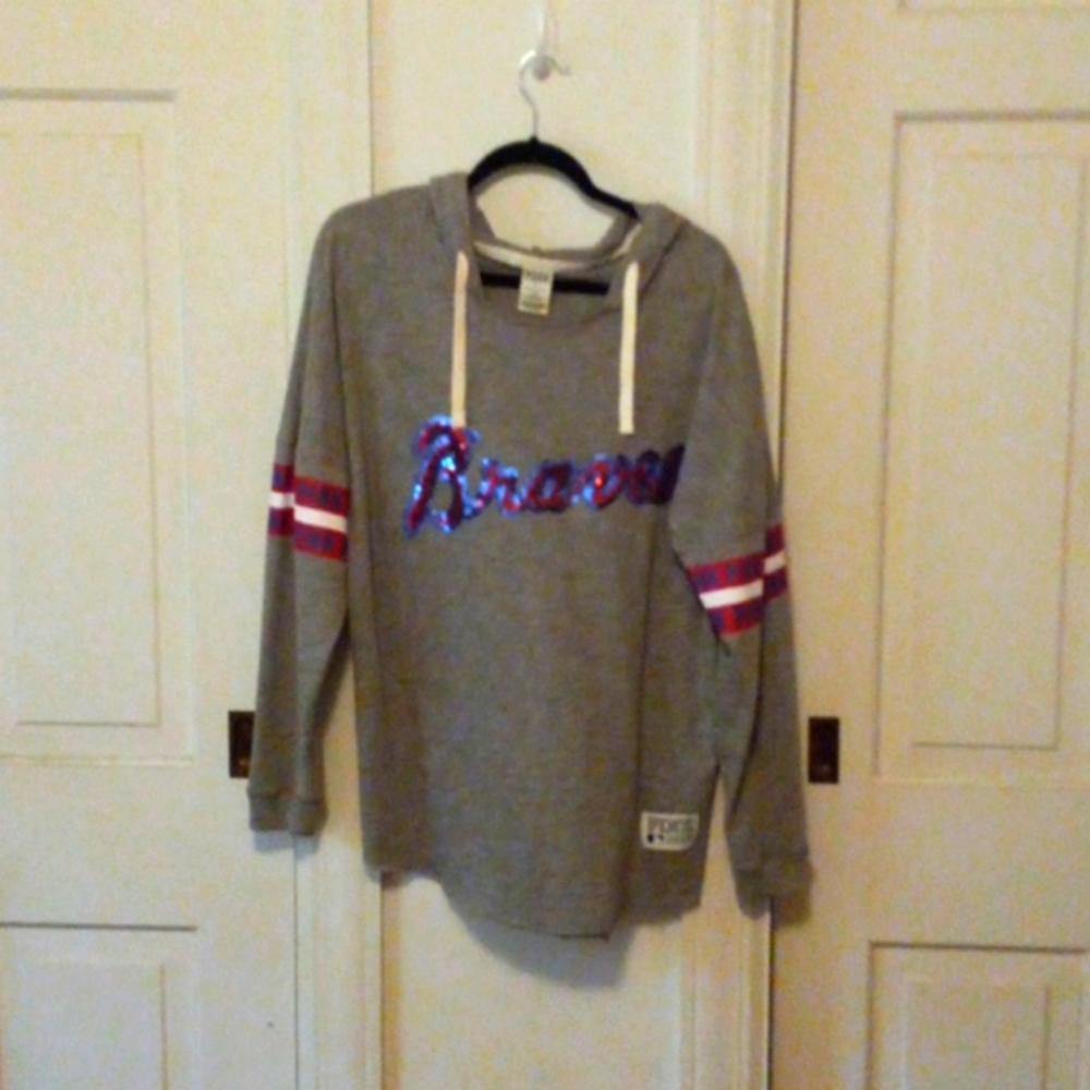 Victoria's Secret PINK hoodie Atlanta Braves